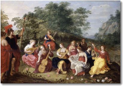 Apollo and the Nine Muses