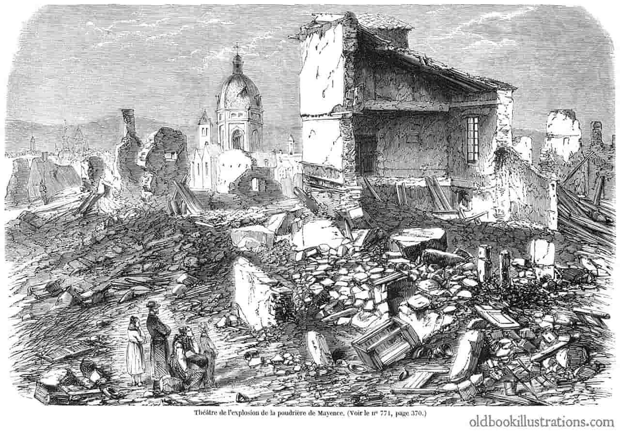 瓦礫の山になったベルリンのイメージ画